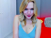 Ein verspielter blauäugiger Flirt