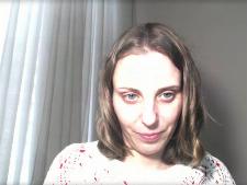 Frecher Schnappschuss des Klassenkörpers der Webcam-Frau Lovely93